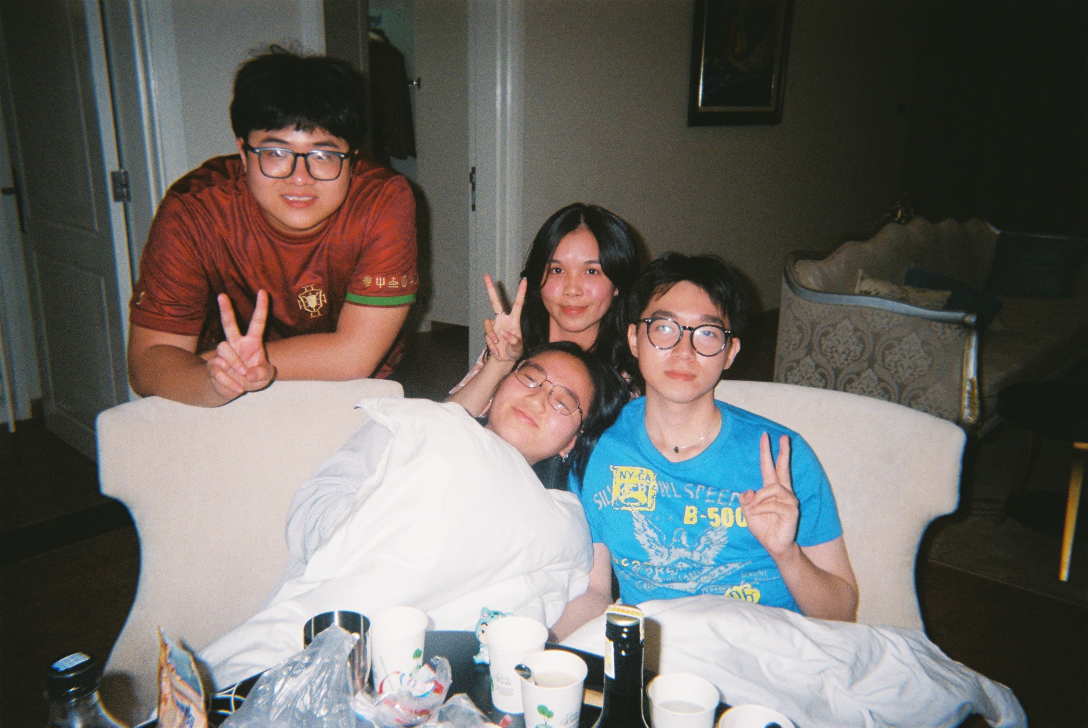 we were drunk
